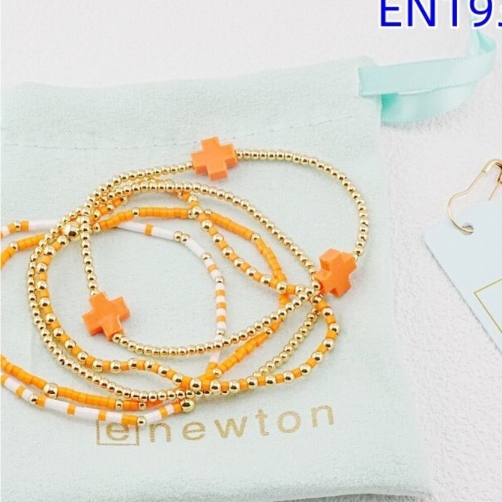 Enewton Colorful Cross Bracelet Set 97$